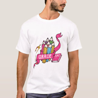Erste Klasse Crew Team 1. Stufe Zurück zum Scho T-Shirt