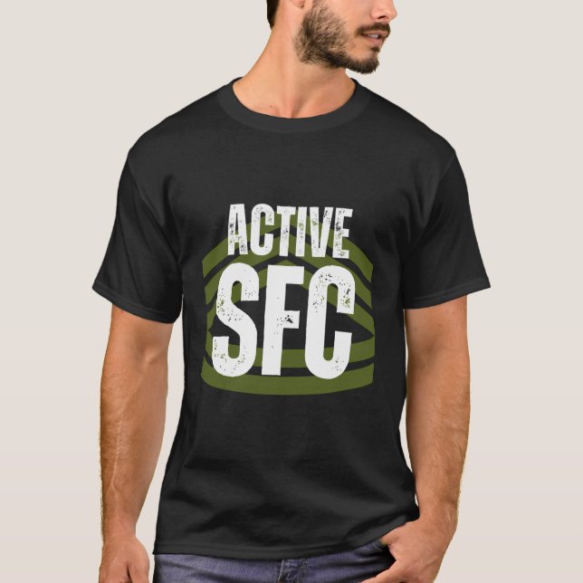 Erste Klasse des aktiven Mitarbeiters bei der SFC T-Shirt (Vorderseite)