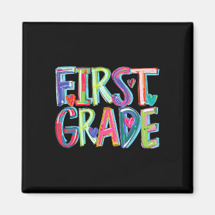 Erste Klasse Funny Back to School Happy First Day Magnet