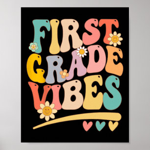 Erste Klasse für Mädchen Jungen Jungen 1. Poster