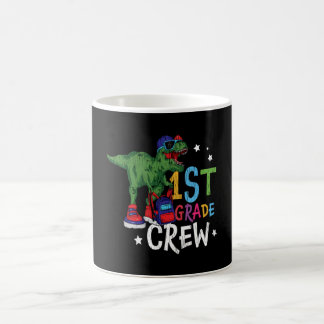 Erste Klasse Kinder Lehrerin Squad Dinosaurier Kaffeetasse