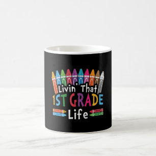 Erste Klasse Leben zurück zum Schullehrer Kid Squa Kaffeetasse