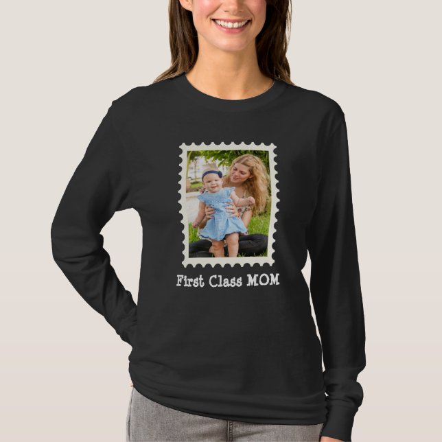 ERSTE KLASSE MAMA Beste Mama je benutzerdefinierte T-Shirt (Vorderseite)