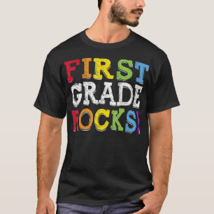 Erste Klasse Rocks Platz Lehrer des ersten Teams z T-Shirt