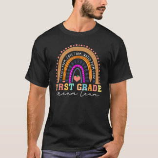 Erste Klasse Traum Team Rainbow Erster Schultag T-Shirt