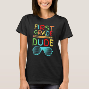 Erste Klasse Typ Stift Erste Schule T-Shirt