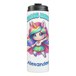 Erste Klasse zurück zur Unicoror-Klasse 1 Team Thermosbecher