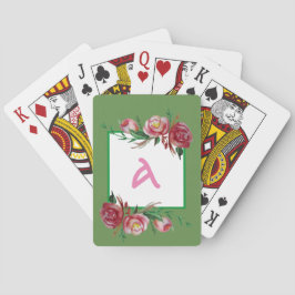 Erste klassische Spielkarten für Floral