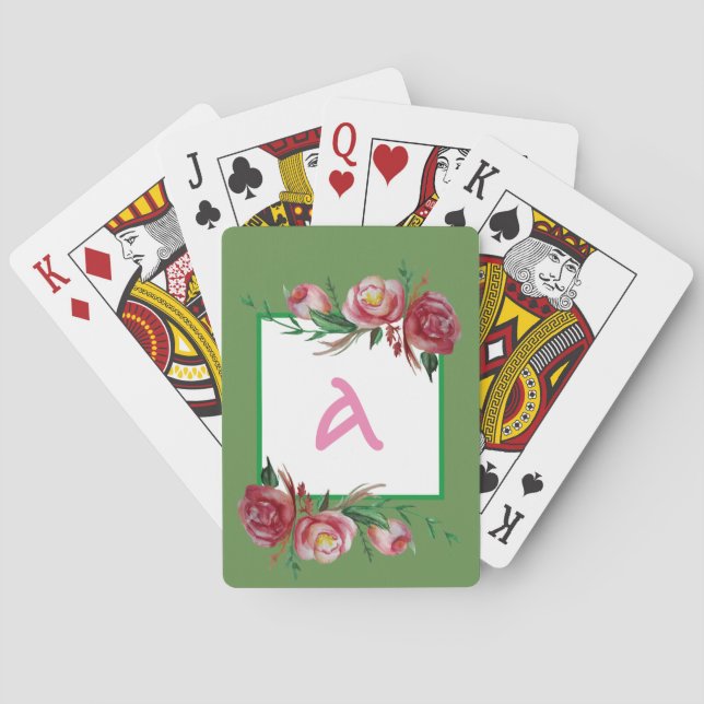 Erste klassische Spielkarten für Floral (Rückseite)