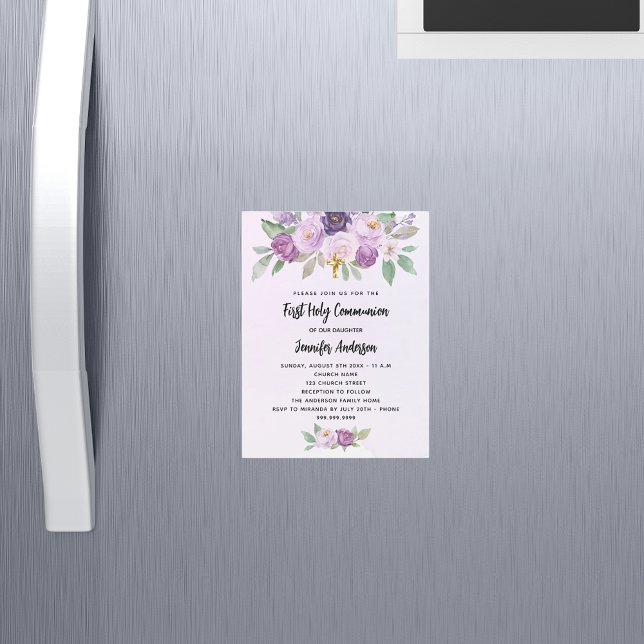 Erste kommunale Blume überwinden Luxus Magneteinladung (Von Creator hochgeladen)