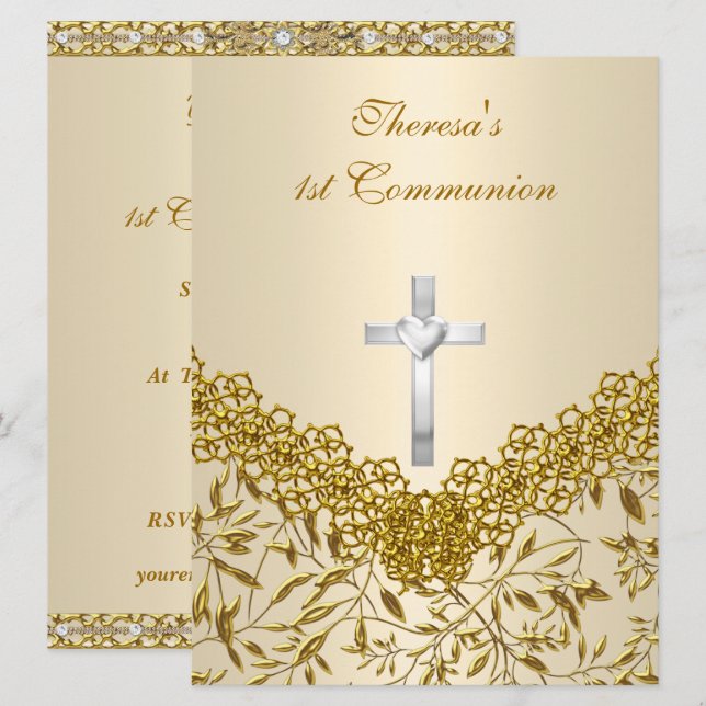 Erste kommunale Party Einladung (Vorne/Hinten)