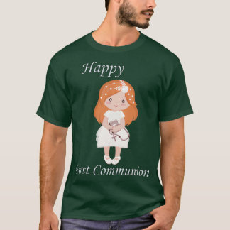 Erste Kommune Stehende Redhead Girl T-Shirt