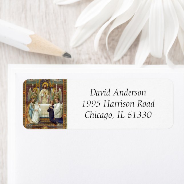 Erste Kommunion Katholischer Jesus Religiöse Vinta (Insitu)