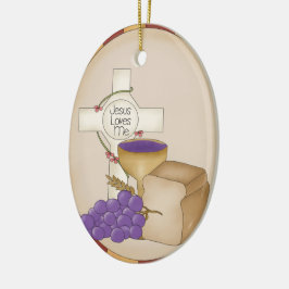 Erste Kommunions-religiöse Verzierung oder Keramik Ornament