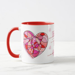 Erste Korinther 13 Lieben Verses Herz Tasse