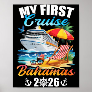 Erste Kreuzfahrt Bahamas 2026 Familienurlaubsreise Poster