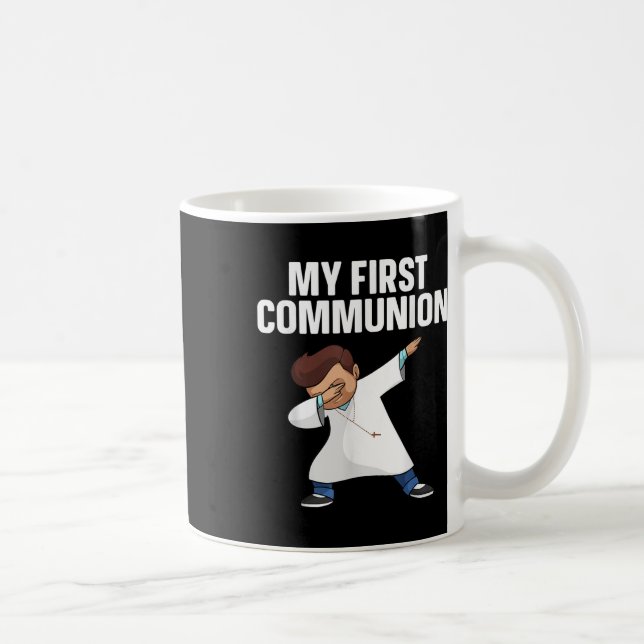 Erste Kunst der Kommunion für Jungen Mädchen Kinde Kaffeetasse (Rechts)