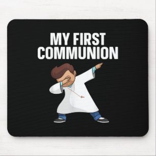 Erste Kunst der Kommunion für Jungen Mädchen Kinde Mousepad