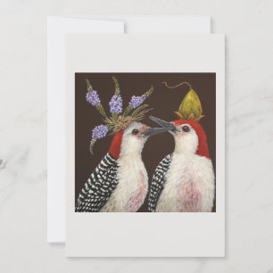 Erste Kuss-Flachkarte