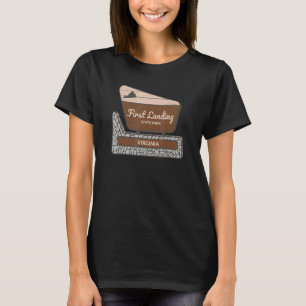 Erste Landung Staat Park Virginia Va Begrüßungszei T-Shirt