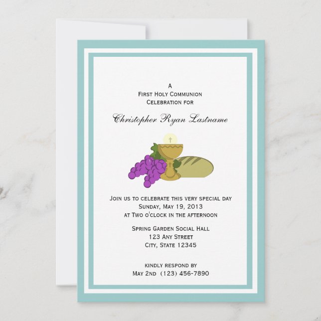 Erste Lebensgemeinschaft Einladung (Vorderseite)