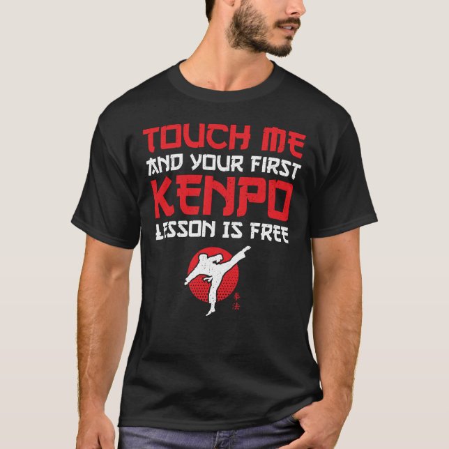 Erste Lektion freie amerikanische Kenpo Karate - K T-Shirt (Vorderseite)