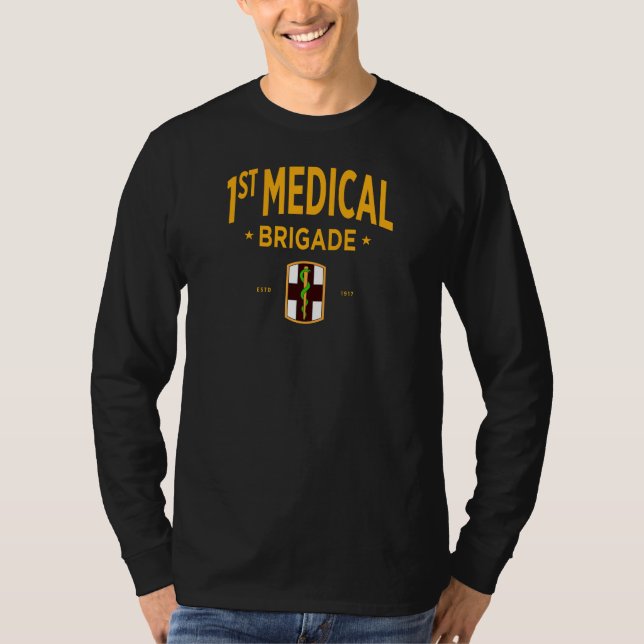Erste medizinische Brigade - lange Zeit der US-Str T-Shirt (Vorderseite)