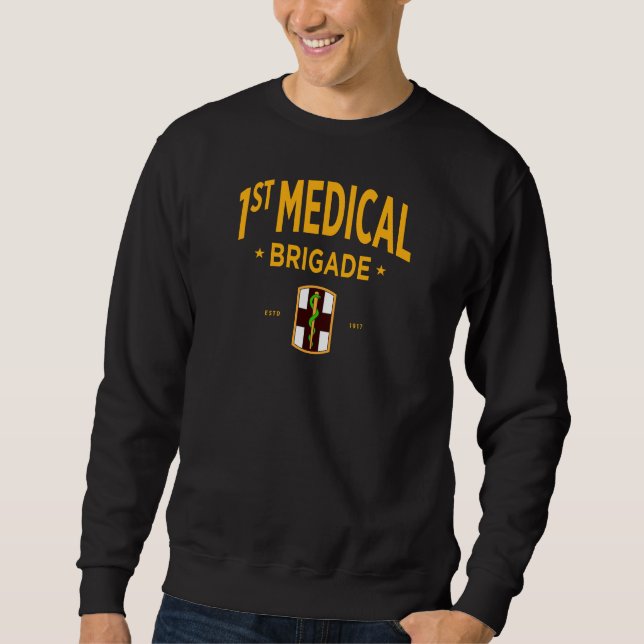 Erste medizinische Brigade - Militär der USA Sweatshirt (Vorderseite)