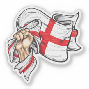 Erste nationale Flagge des T - Shirt von England Aufkleber