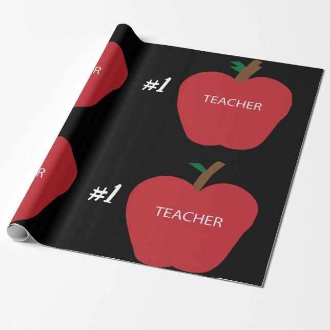 Erste Nummer Lehrer Geschenkpapier (Ungerollt)