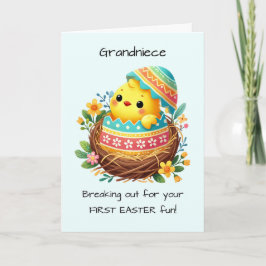 Erste Ostergrandniekse Kicherausbruch aus der Schu Karte
