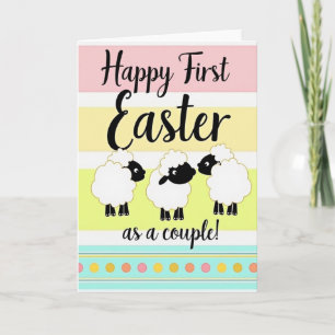 Erste Ostern Zusammen Karte
