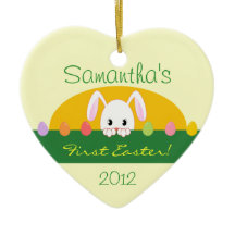 Erste Osterpisse Bunny Personalisiert Ornament