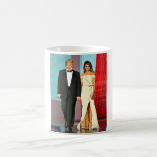 Erste Paare Donald und Melania-Trumpf-Einweihung Kaffeetasse