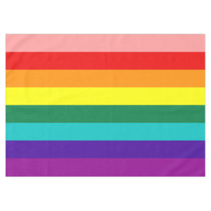 Erste Rainbow-Pride-Flagge Tischdecke