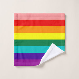 Erste Rainbow-Pride-Flagge Waschlappen