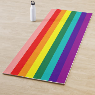 Erste Rainbow-Pride-Flagge Yogamatte