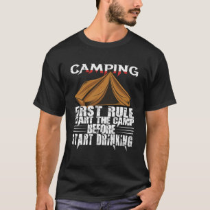 Erste Regel Camping 1 T-Shirt