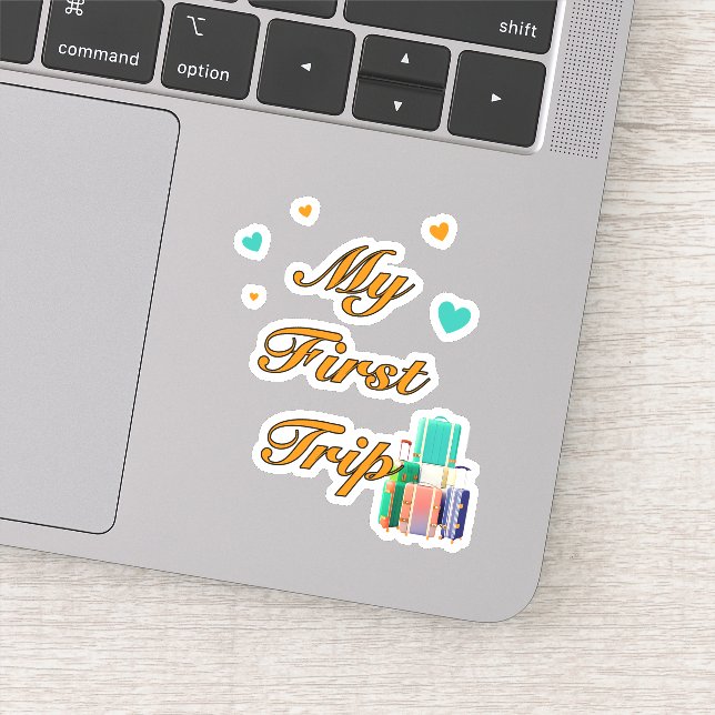 Erste Reise Aufkleber (Detail)