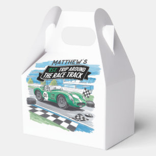 Erste Reise um die Rennstrecke Geburtstag Dank Geschenkschachtel