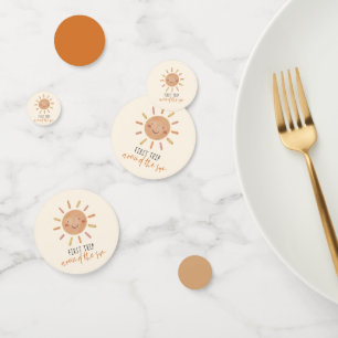 Erste Reise um die Sonne 1. Geburtstagsparty Konfetti