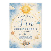 Erste Reise um die Sonne Erster Geburtstag