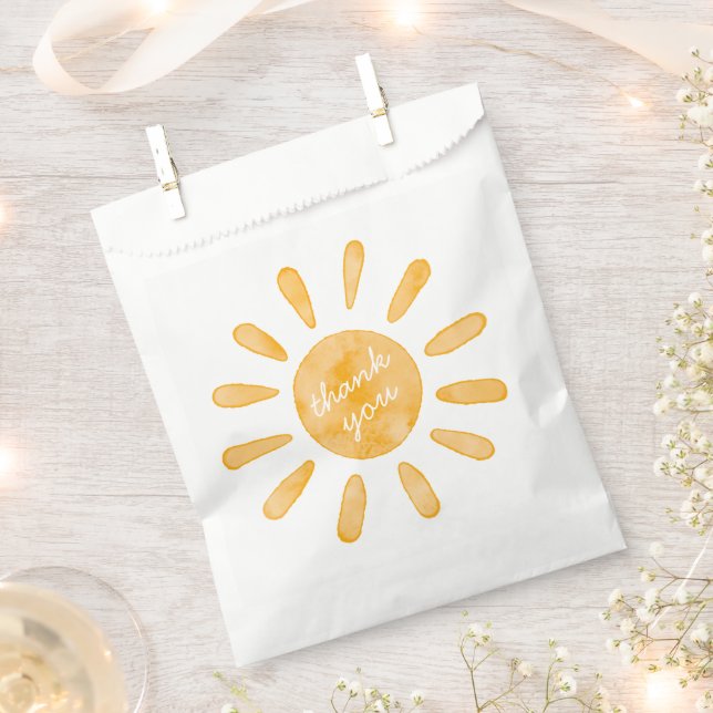 Erste Reise um die Sonne Erster Geburtstag Geschenktütchen (Ausgeschnitten)
