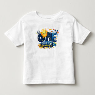 Erste Reise um die Sonne Erster Geburtstag Kleinkind T-shirt