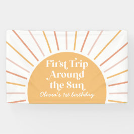 Erste Reise um die Sonne Sonnenschein 1. Geburtsta Banner