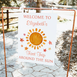 Erste Reise um die Sonne - Sonnenschein Willkommen Poster