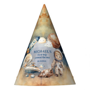 Erste Reise um die Sun Galaxy 1. Geburtstagshügel Partyhütchen