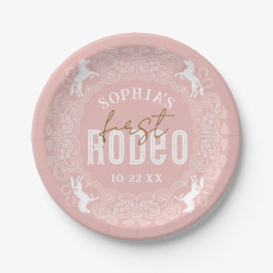 Erste Rodeo Birthday Party Paper Teller