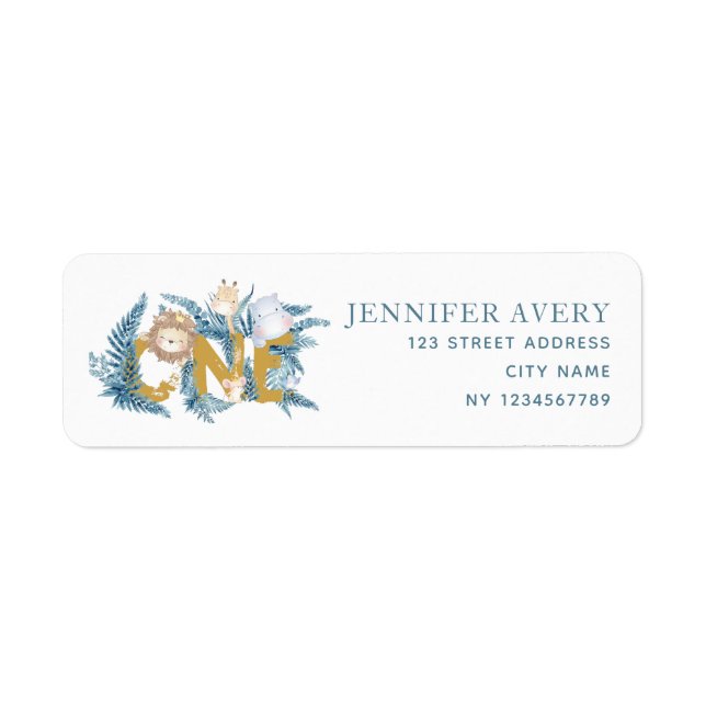 Erste Rücksendeadresse der Safari-Tiere (Vorne)