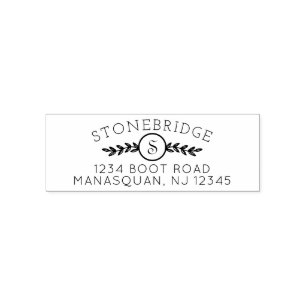 Erste Rücksendeadresse mit Grün Permastempel